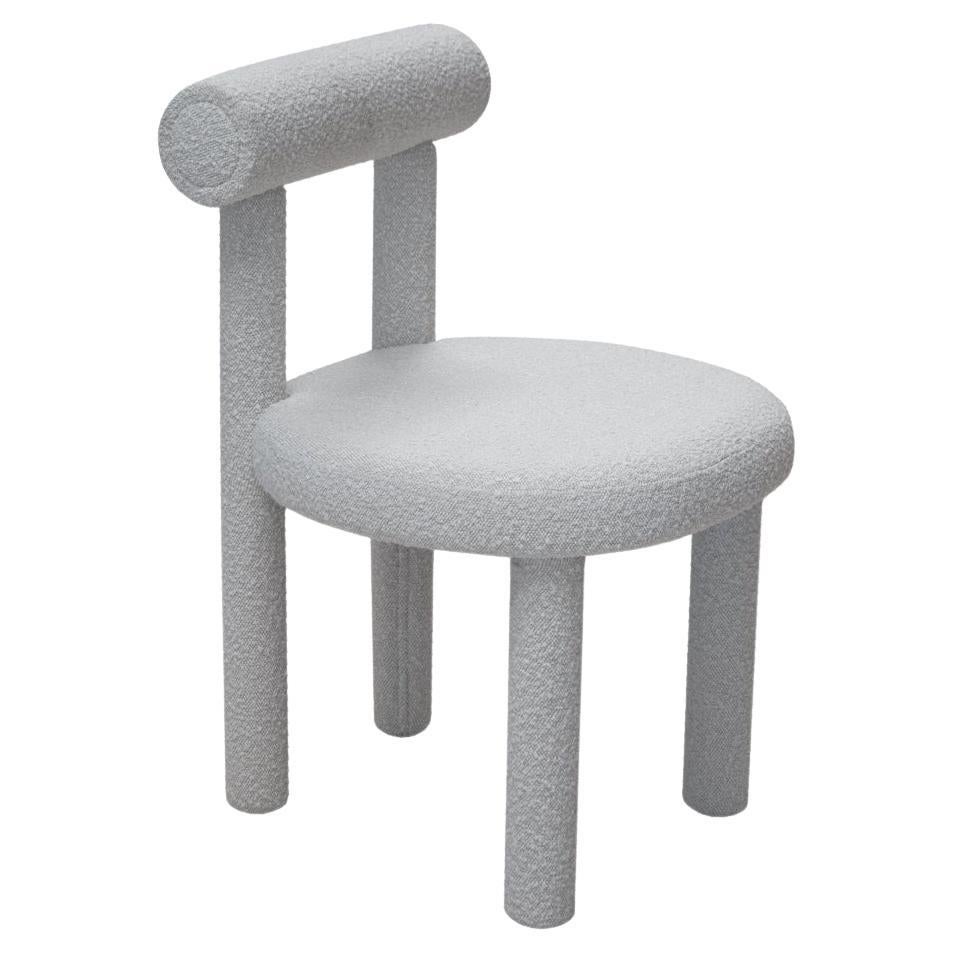 Set 6 Luna Chair White Boucle Dovain Studio