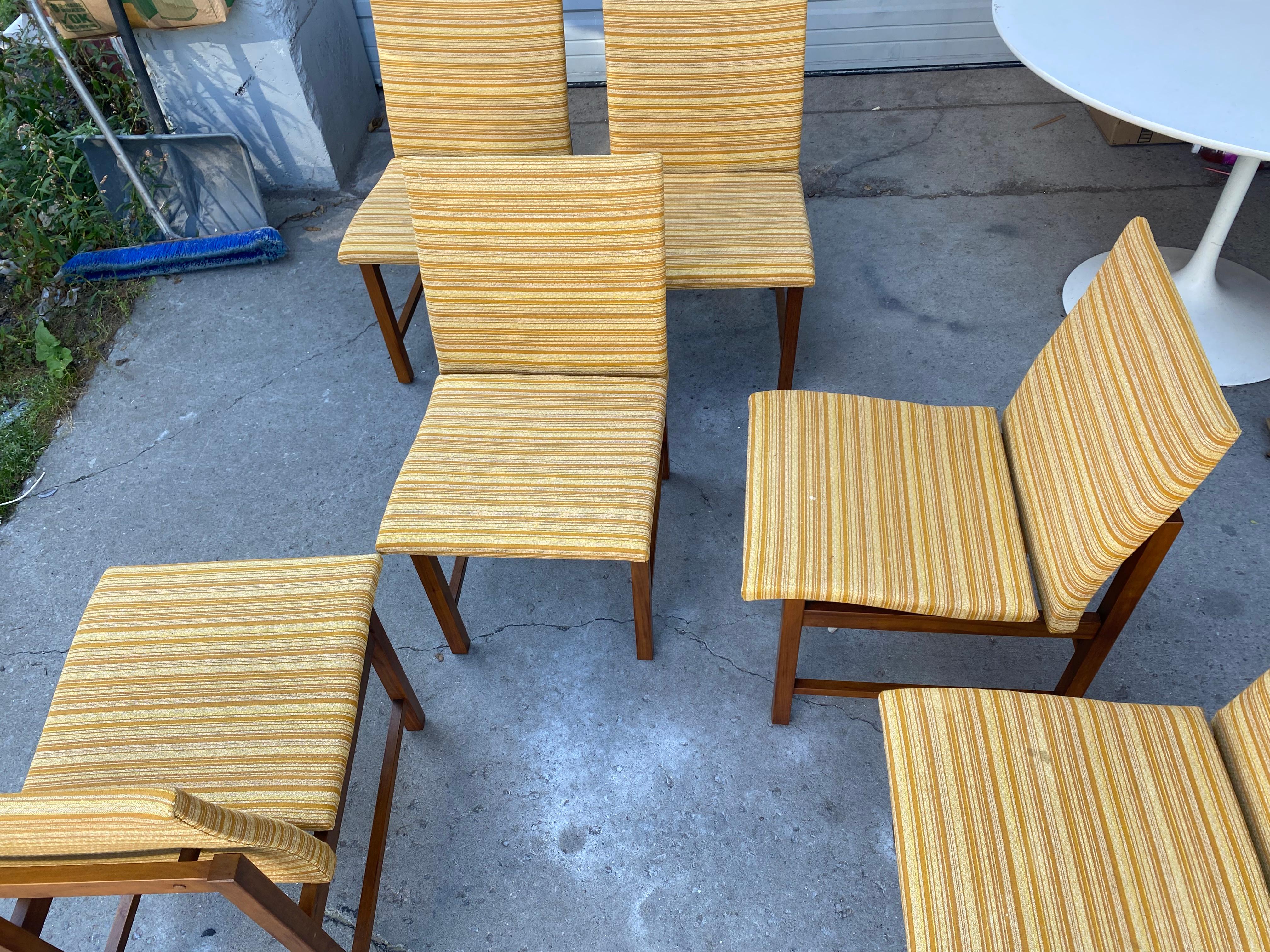 Ensemble de 6 chaises de salle à manger modernistes par Greta Grossman pour Gleen of California Bon état - En vente à Buffalo, NY