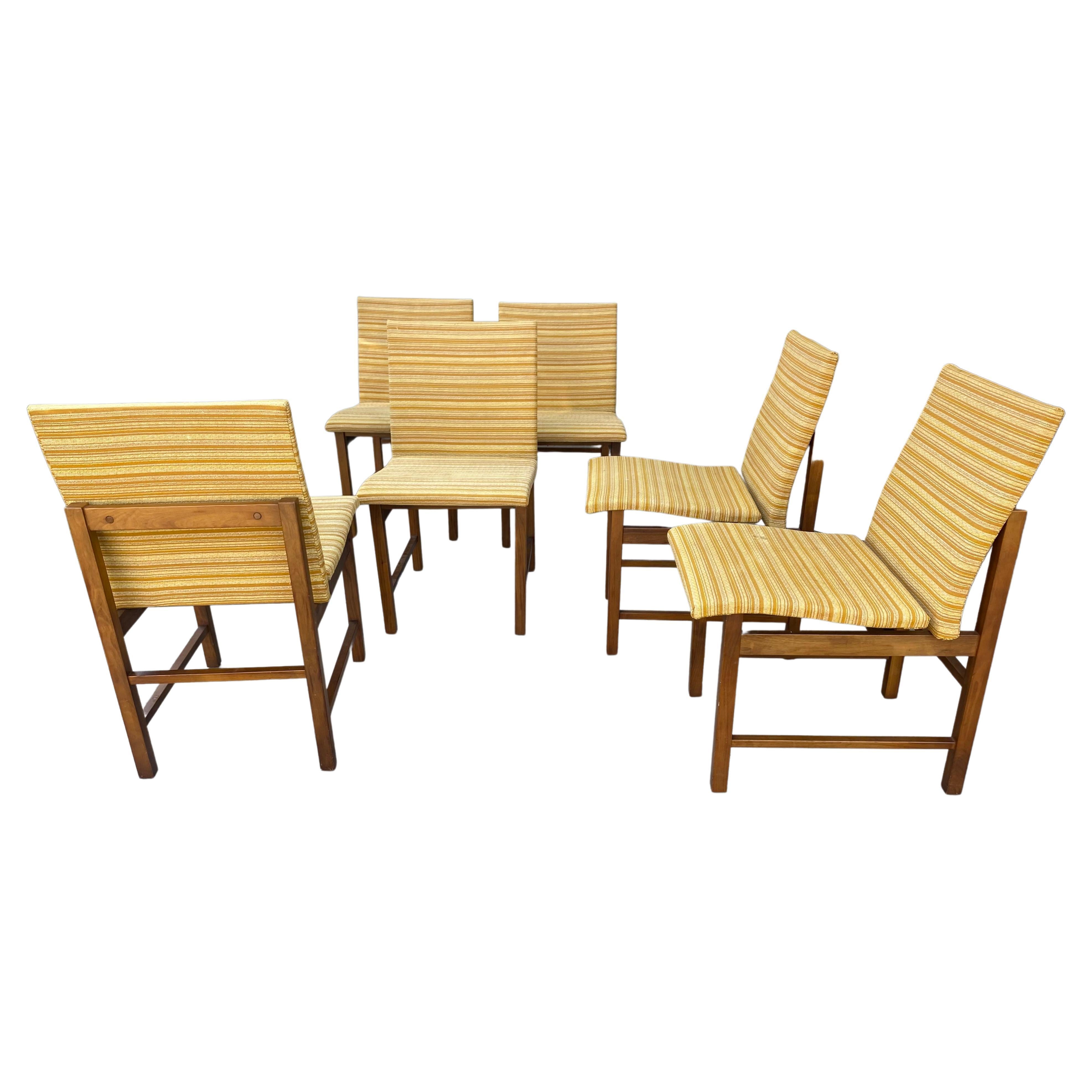 Set 6 Modernist Dining Chairs by Greta Grossman for Gleen of California