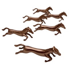 Set 6 Modernist Horse Knife/Chopsticks Rests C1950