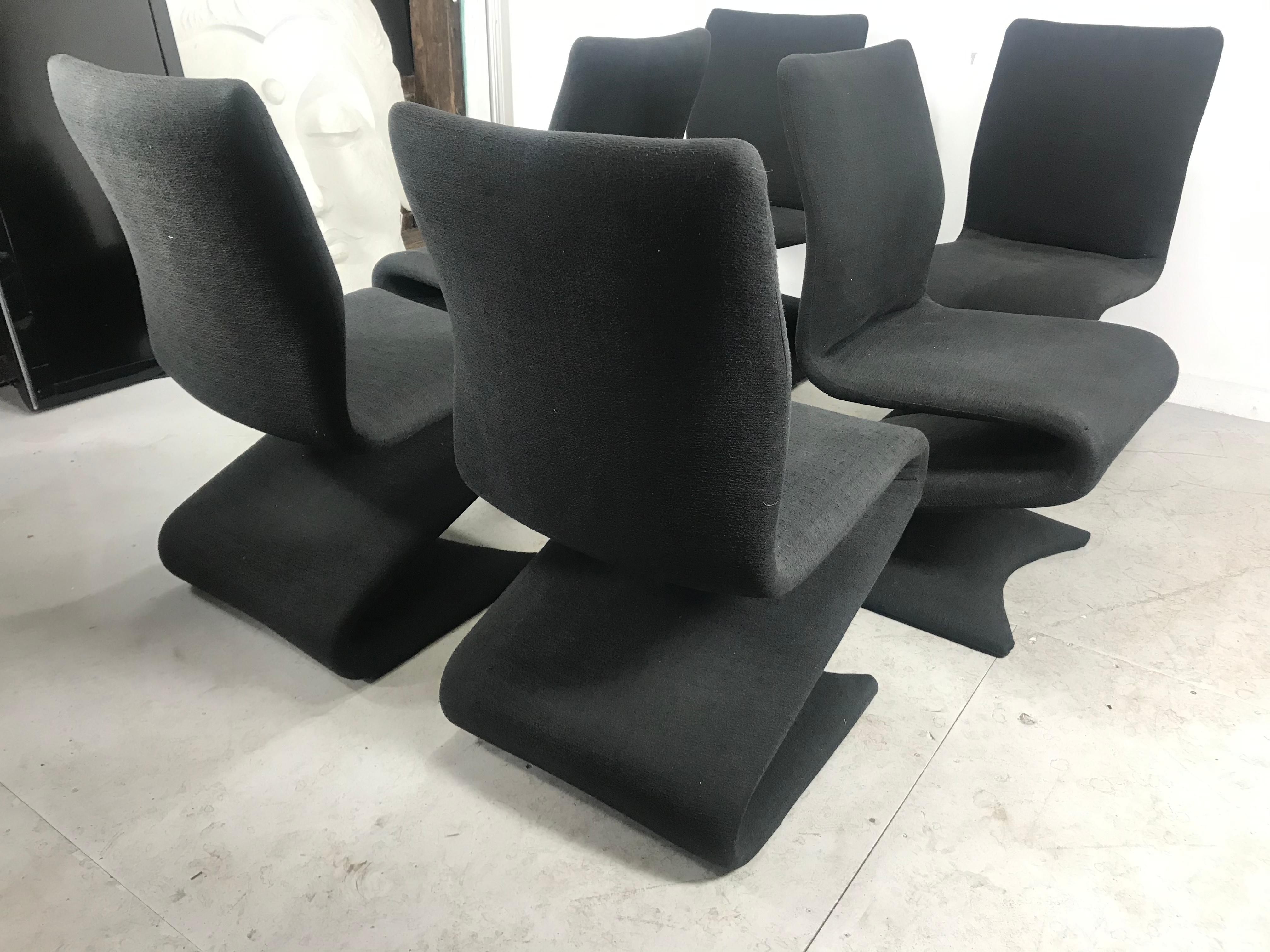 Lot de 6 chaises de salle à manger Pop Modern 