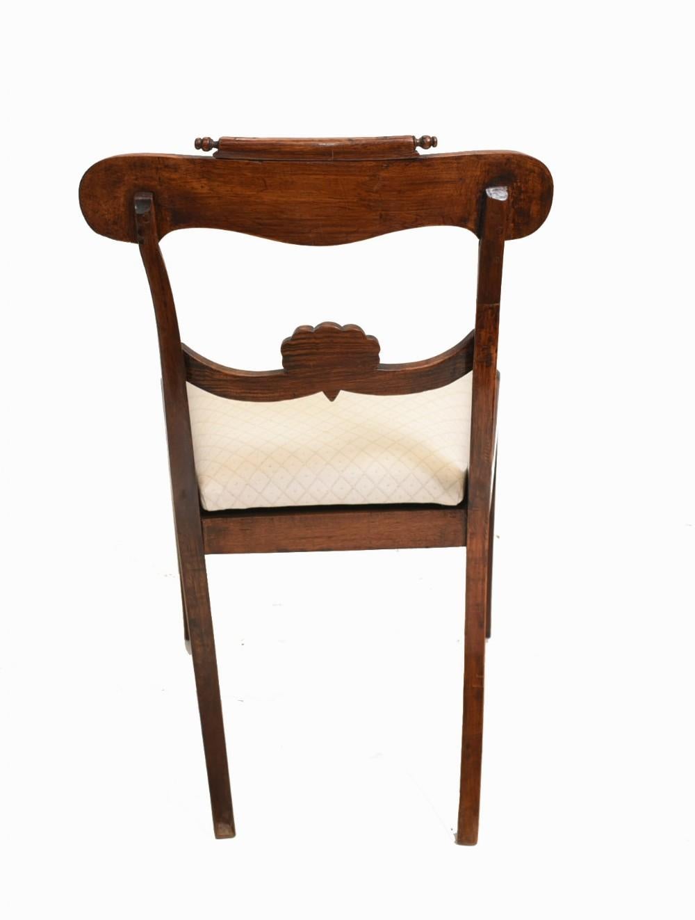 Set 6 Regency Dining Chairs Rosewood 1810 For Sale 2