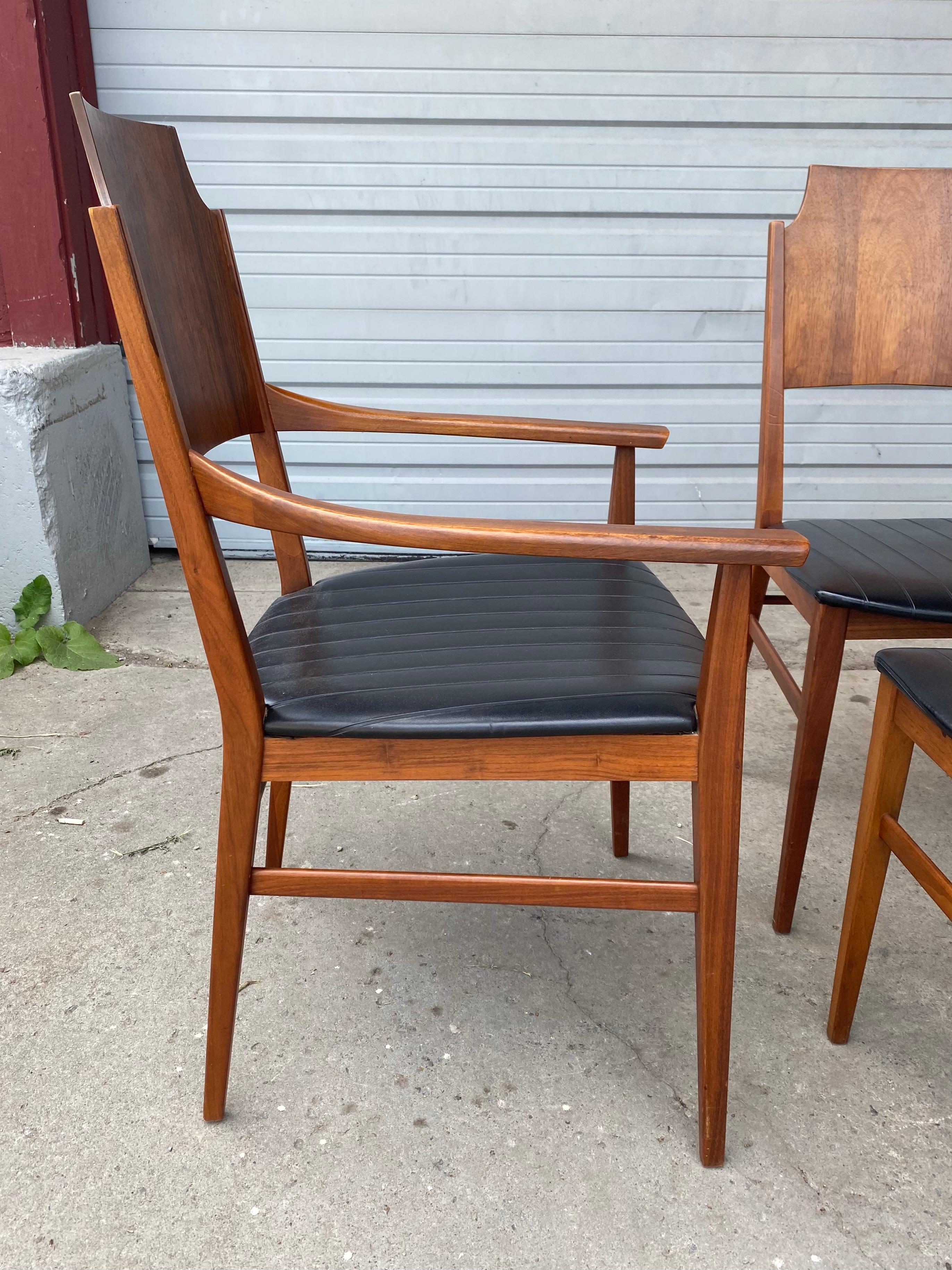 Mid-Century Modern Set 6 Rosewood Dining Chairs, Paul McCobb, Delineator For Sale