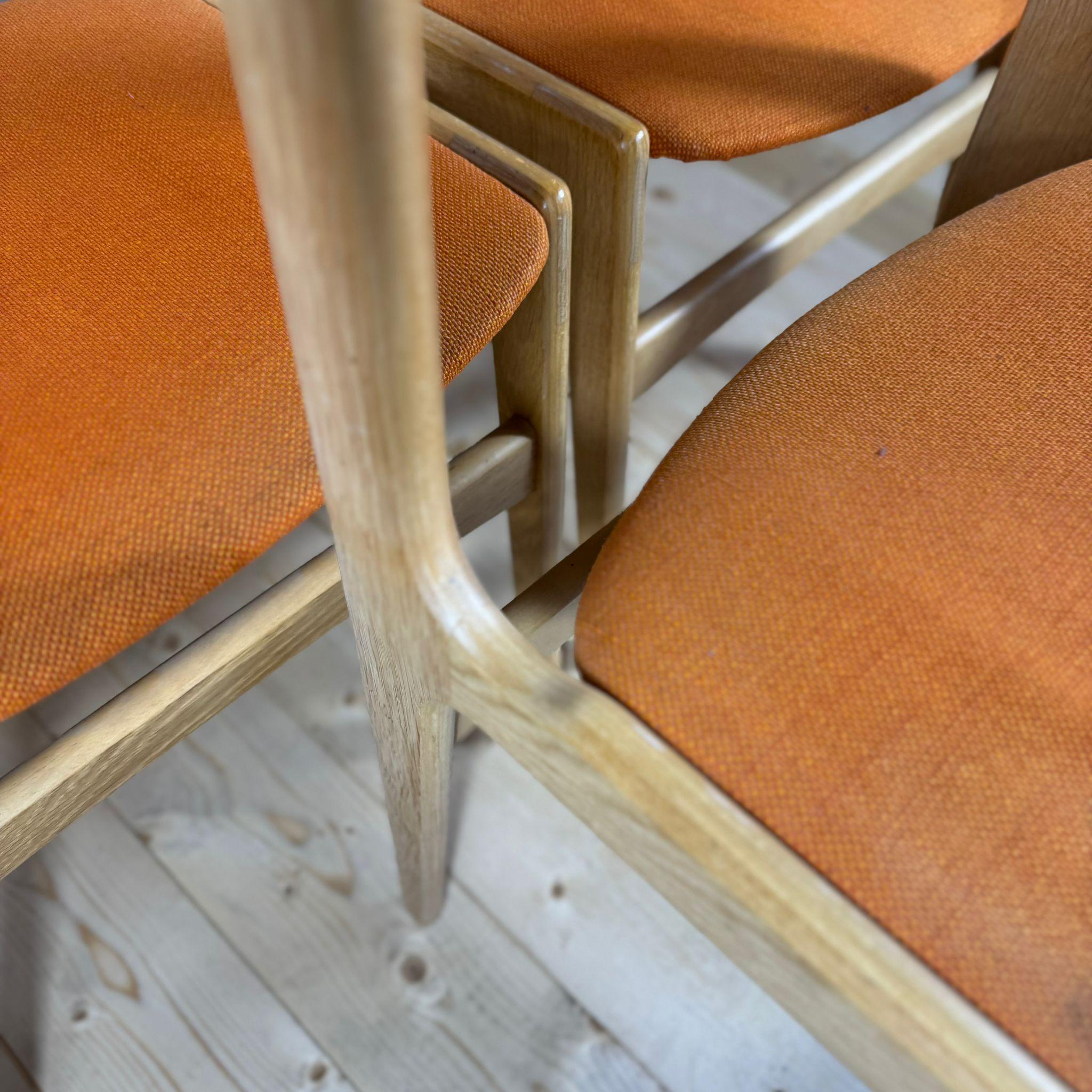 Set 6 sedie danesi vintage anni '60 - design Mid-Century im Angebot 3