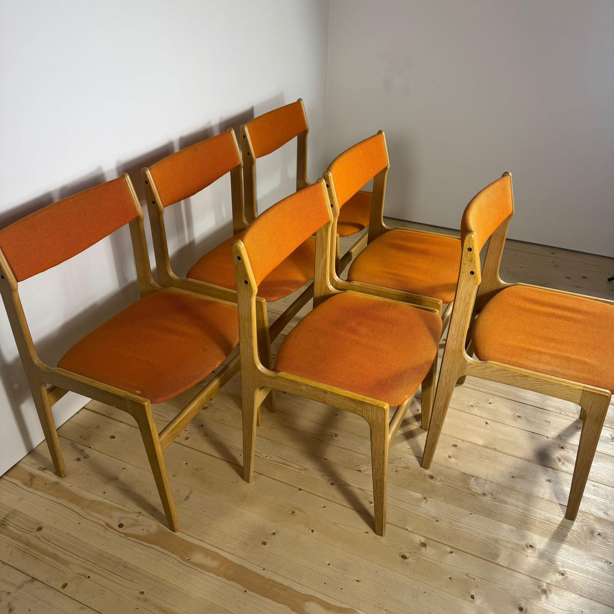 Set 6 sedie danesi vintage anni '60 - design Mid-Century im Zustand „Gut“ im Angebot in Torino, IT