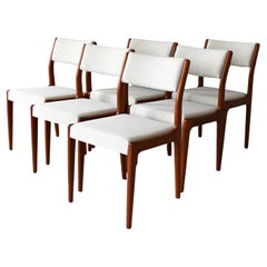 Set 6 sedie scandinave anni ’60 in teak