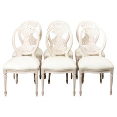 Set 6 Swedish Style Dining Chairs