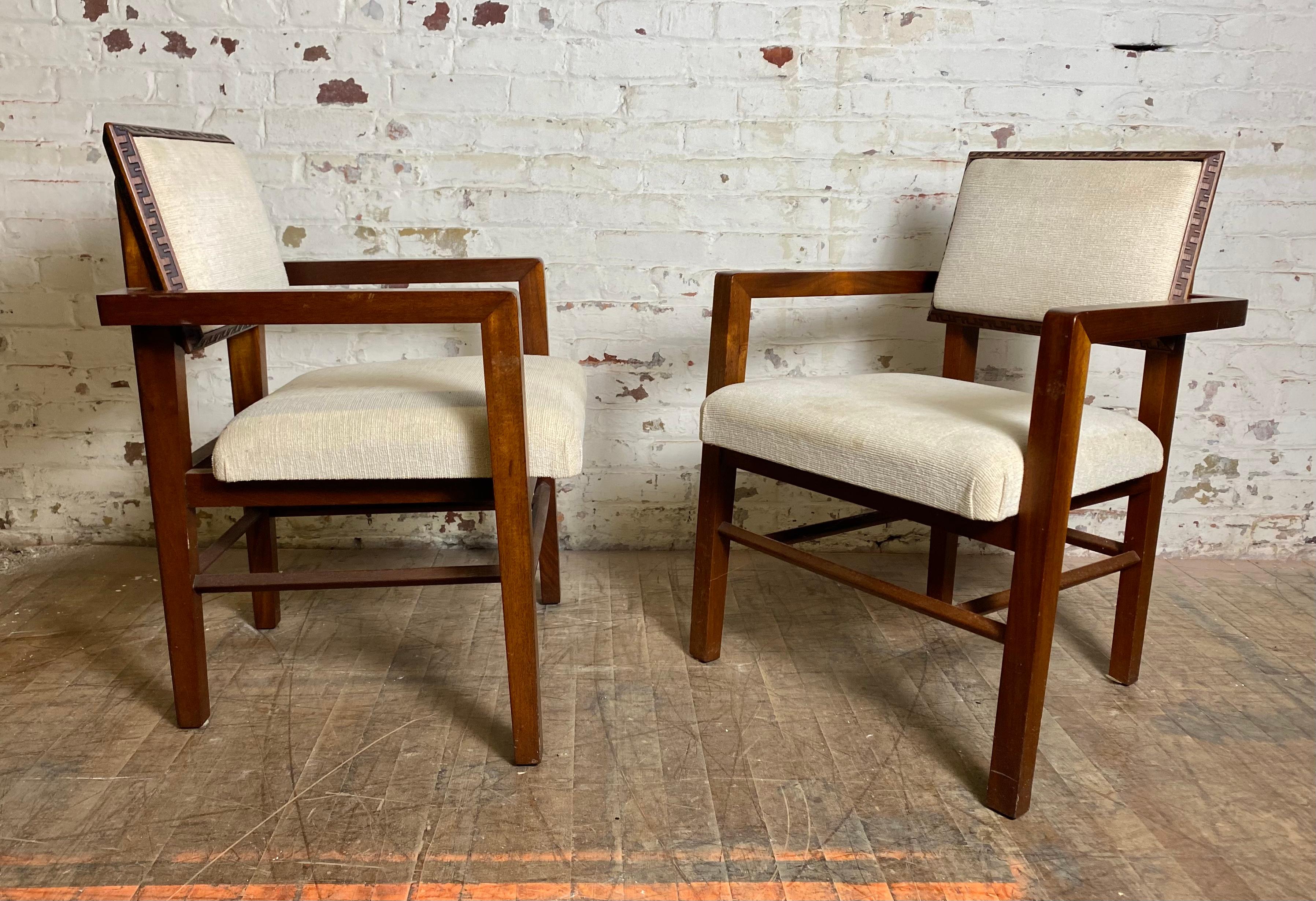 Set '6' Taliesin Dining Chairs by Frank Lloyd Wright for Heritage-Henredon 3