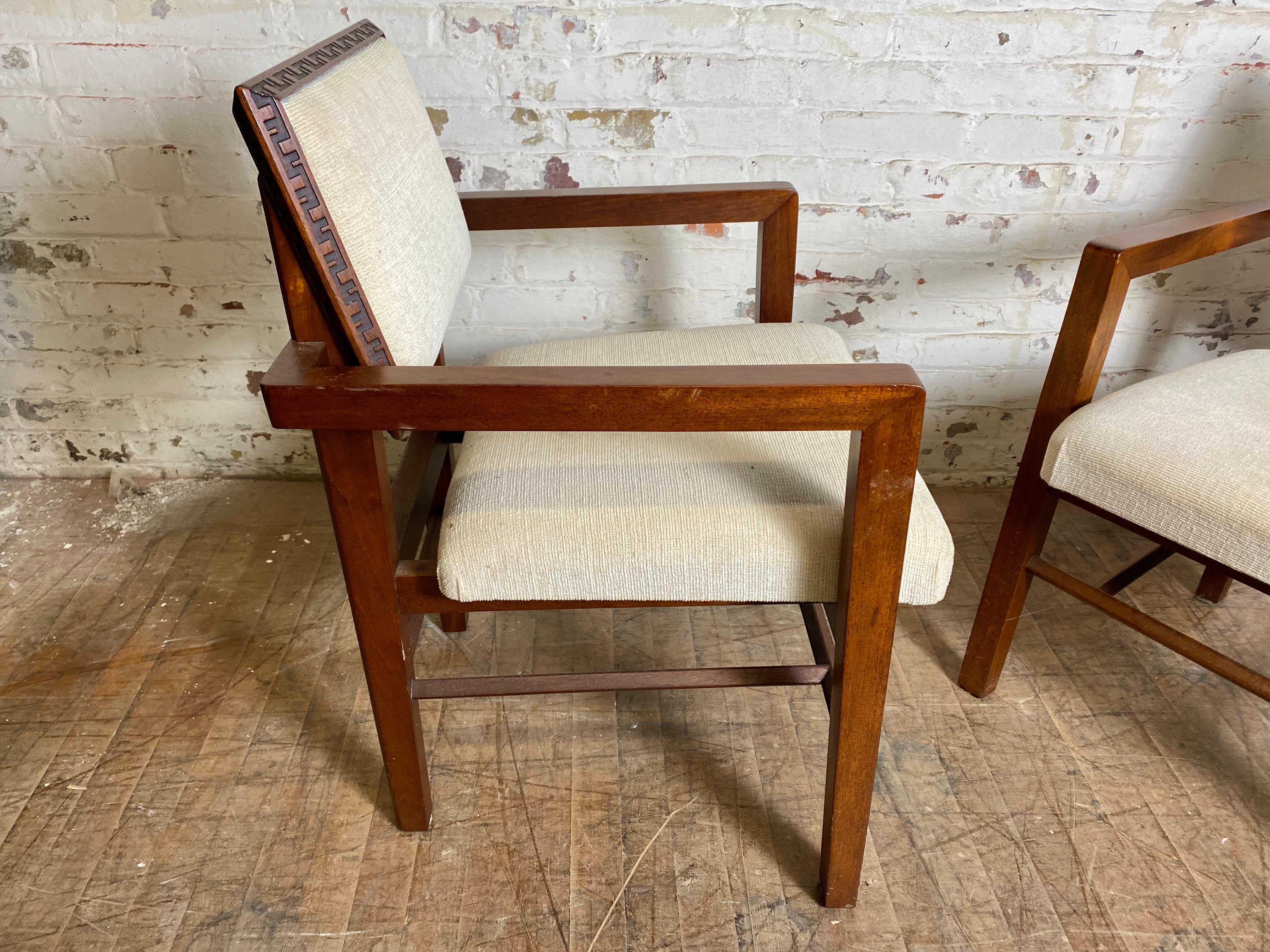 Set '6' Taliesin Dining Chairs by Frank Lloyd Wright for Heritage-Henredon 2