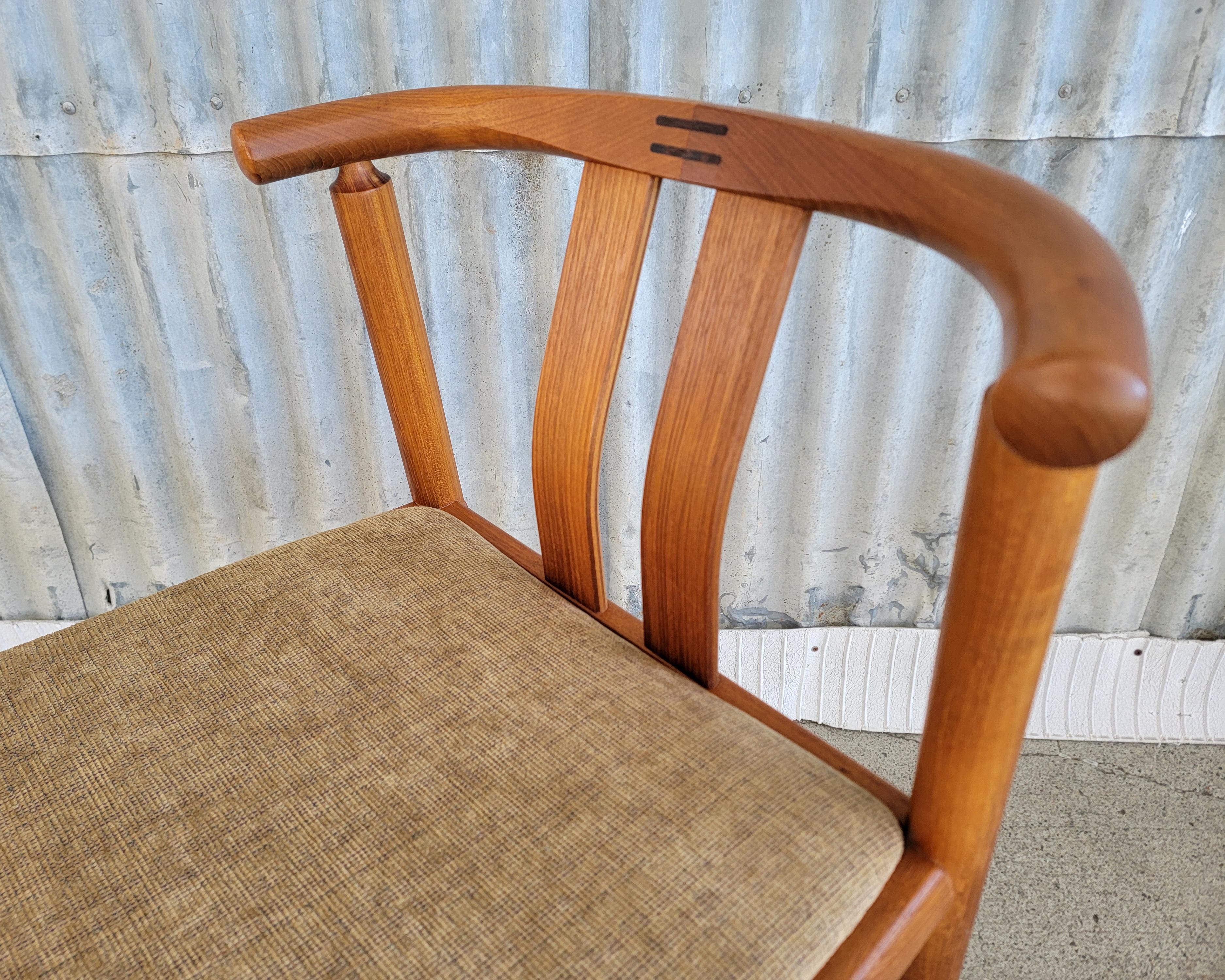 Set 6 Teak Dining Chairs by Hans J. Frydendal for Boltinge 3