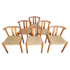 Set 6 Teak Dining Chairs by Hans J. Frydendal for Boltinge