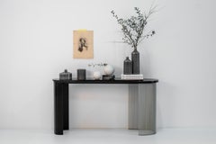 Set/6 Jarrones, Jarrones de cerámica, Negro, Hecho a mano en Portugal by Lusitanus Home