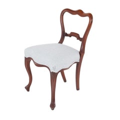 Set 6 Victorian Balloon Back Dining Chairs Mahogany