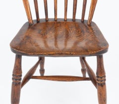 Set 6 Windsor Chairs Farmhouse Kitchen Ash Harlequin Set