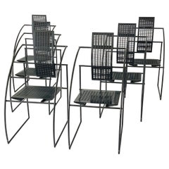 Set 6x Mario Botta La Quinta chair for Alias Switzerland 1985