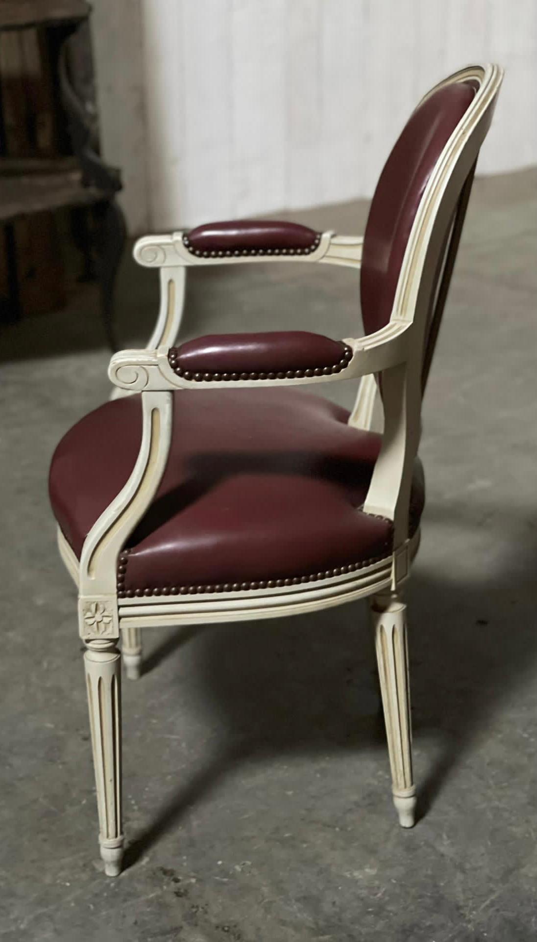 Set 8 French Dining Chairs For Sale 1
