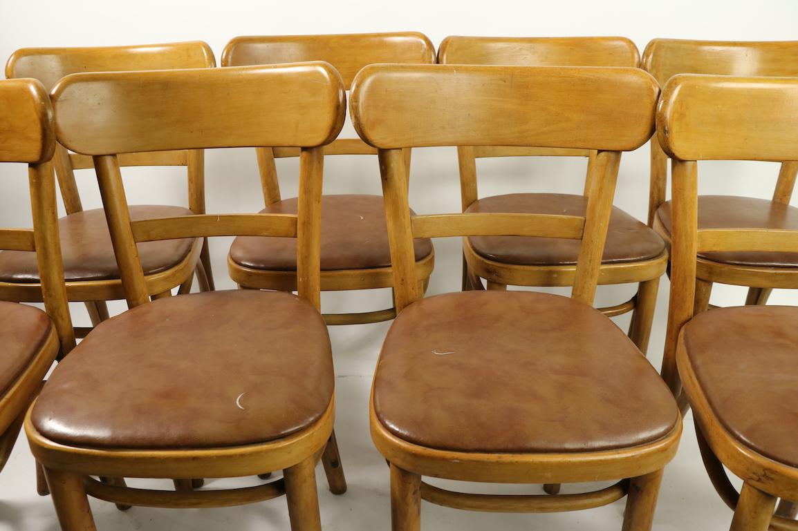 Set 8 Kohn Mundus Cafe Bistro Chairs 4