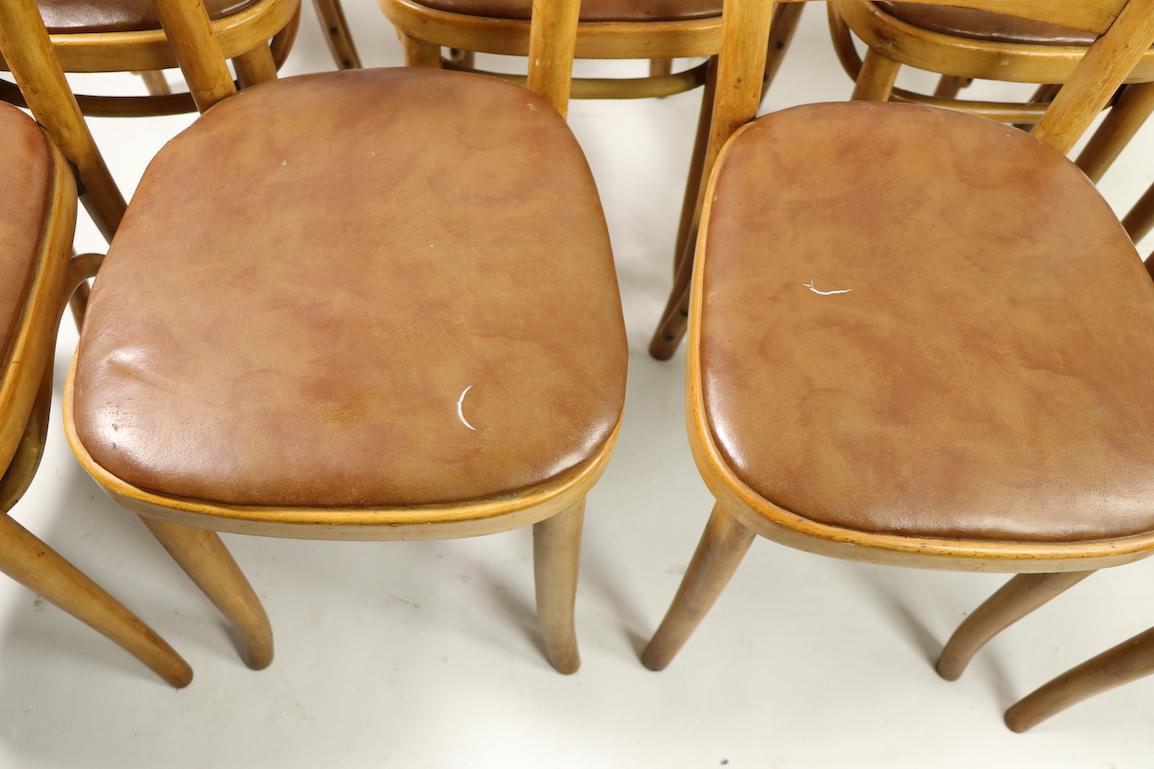 Set 8 Kohn Mundus Cafe Bistro Chairs 5