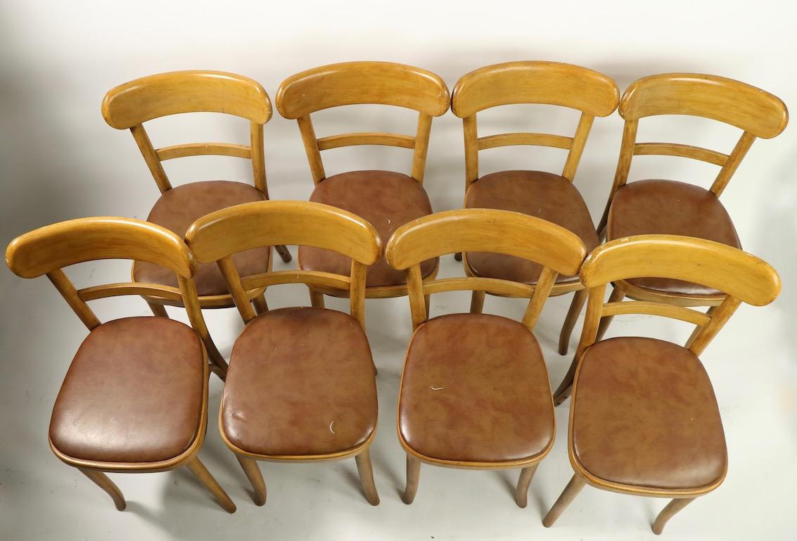 Set 8 Kohn Mundus Cafe Bistro Chairs 7