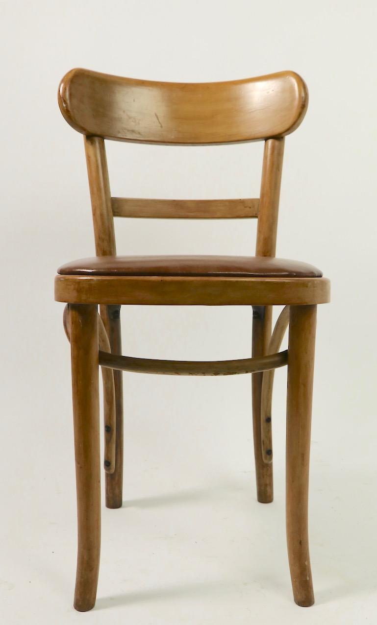 Mid-Century Modern Set 8 Kohn Mundus Cafe Bistro Chairs