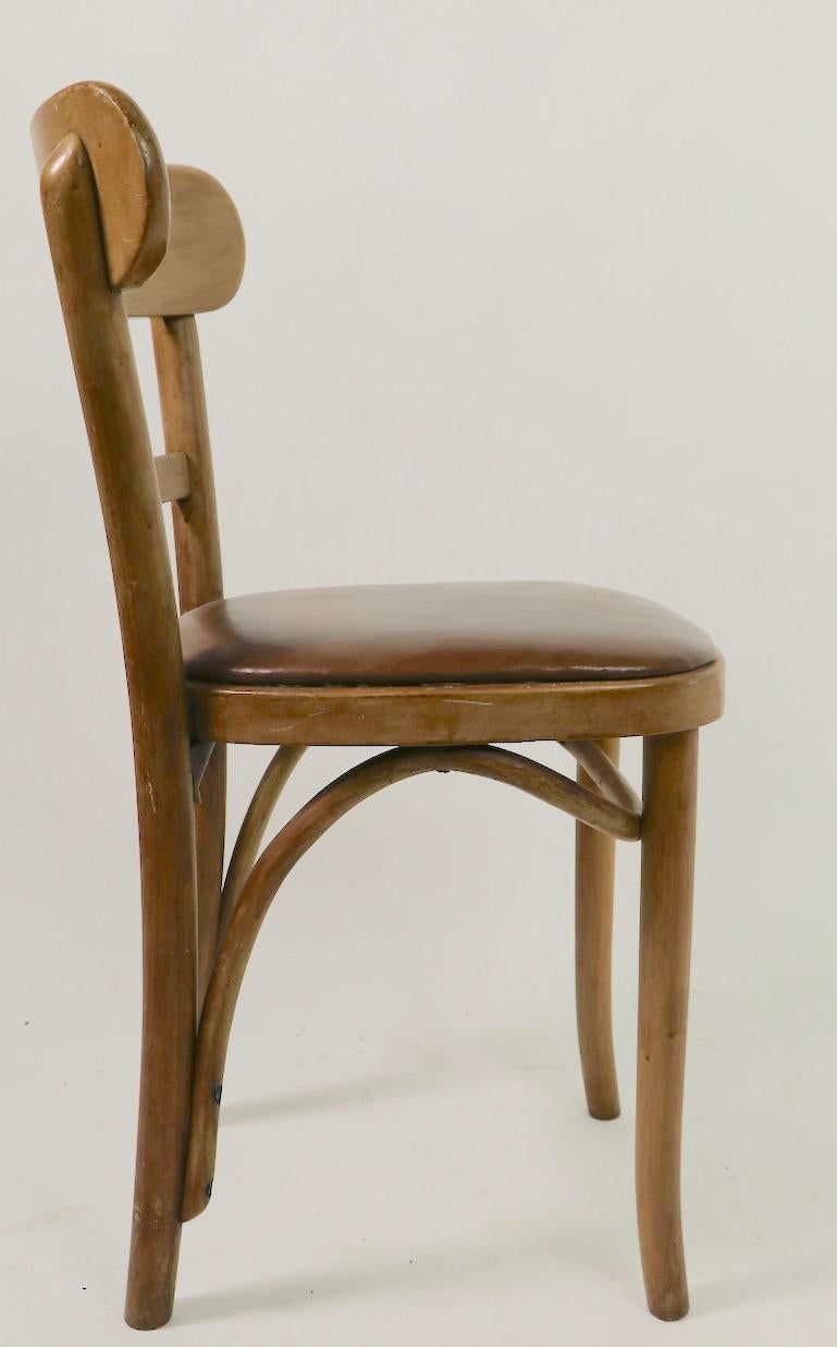 20th Century Set 8 Kohn Mundus Cafe Bistro Chairs