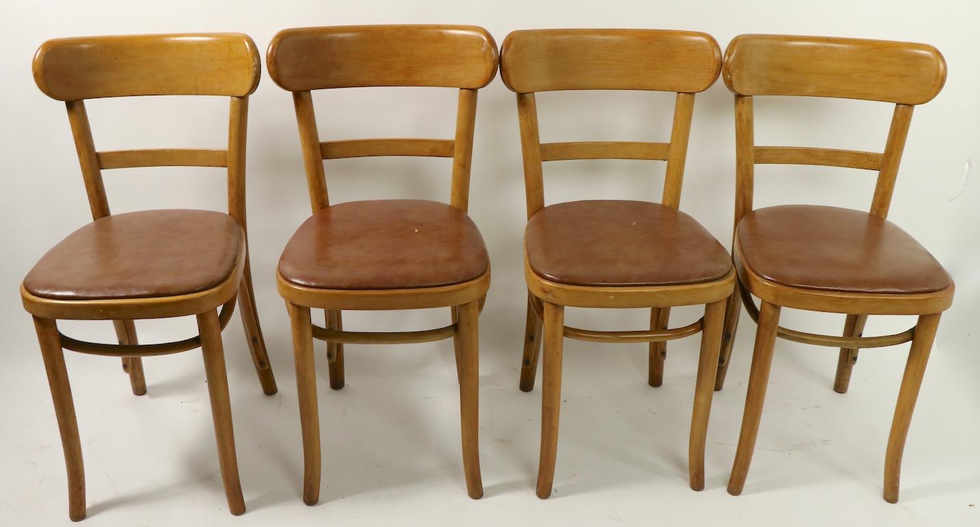 Set 8 Kohn Mundus Cafe Bistro Chairs 2