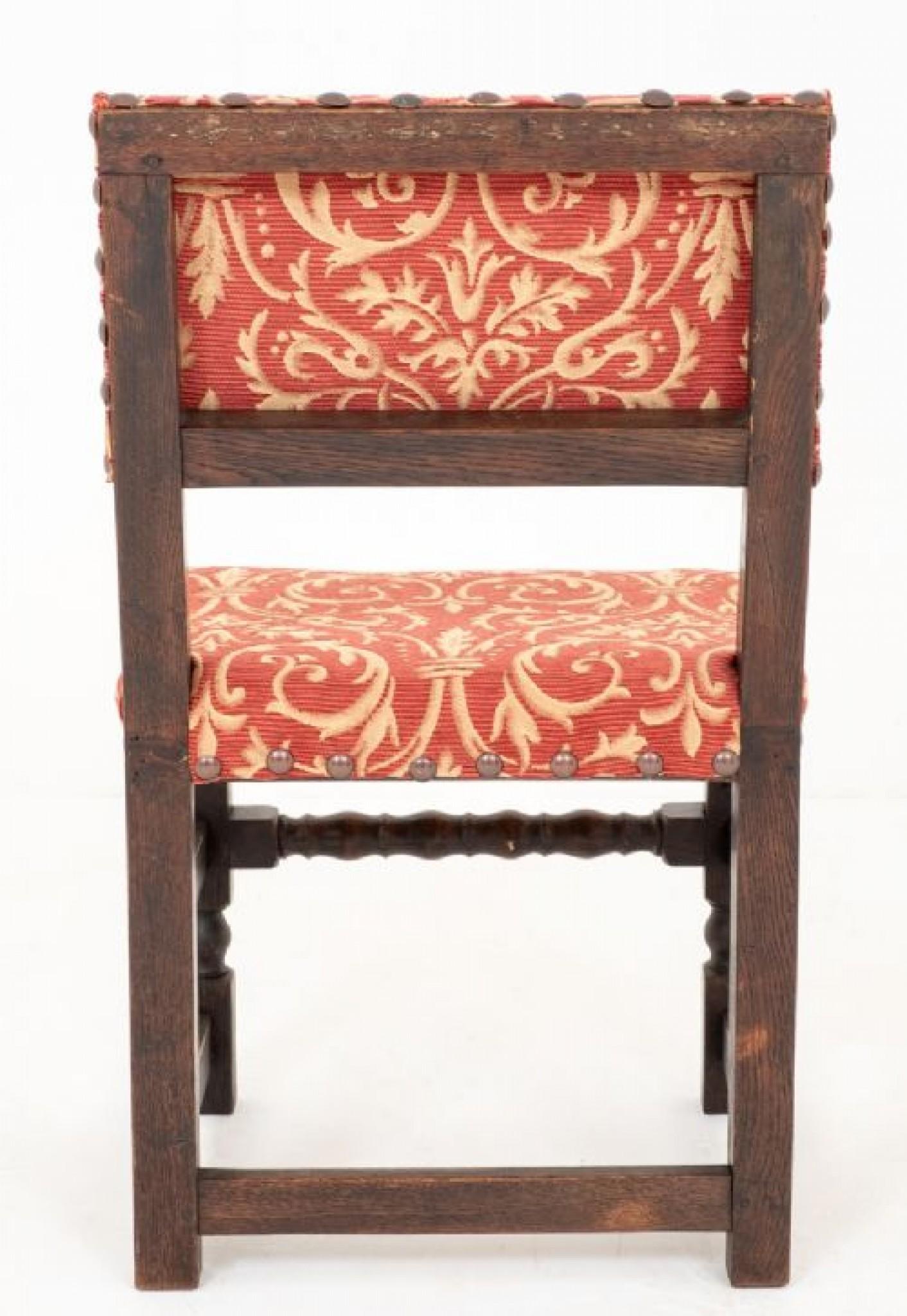 Set 8 Oak Farmhouse Dining Chairs, Kitchen Diner 7