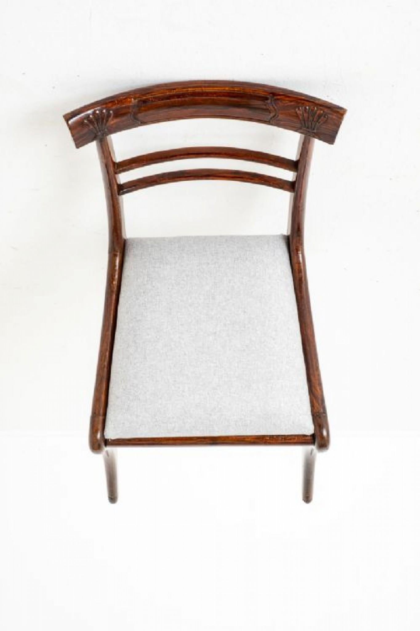 Set 8 Regency Dining Chairs Two Arms Six Sides For Sale 9