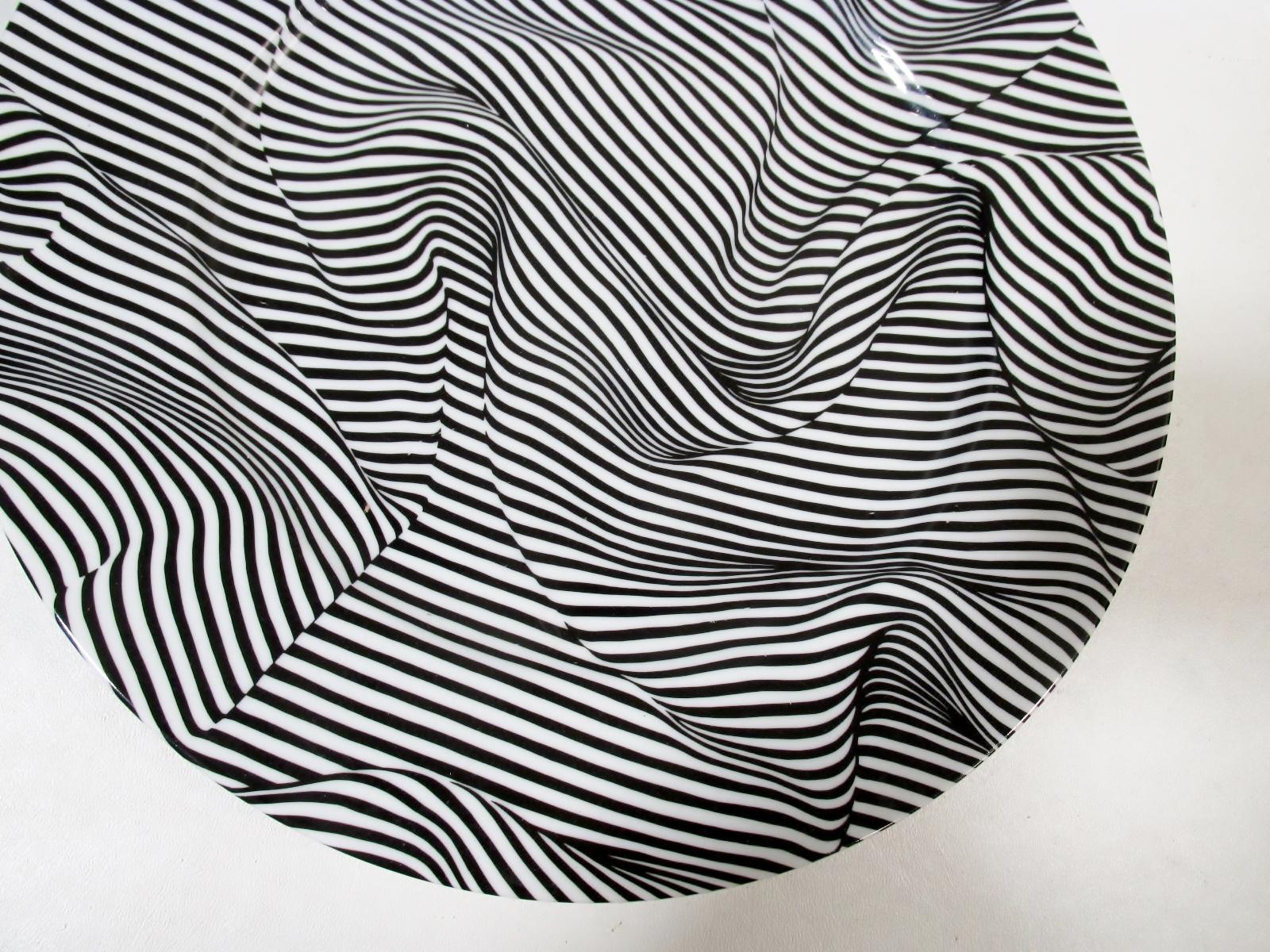 American Set 8 Robert & Trix Haussman Postmodern Swid Powell Black Stripes Chargers