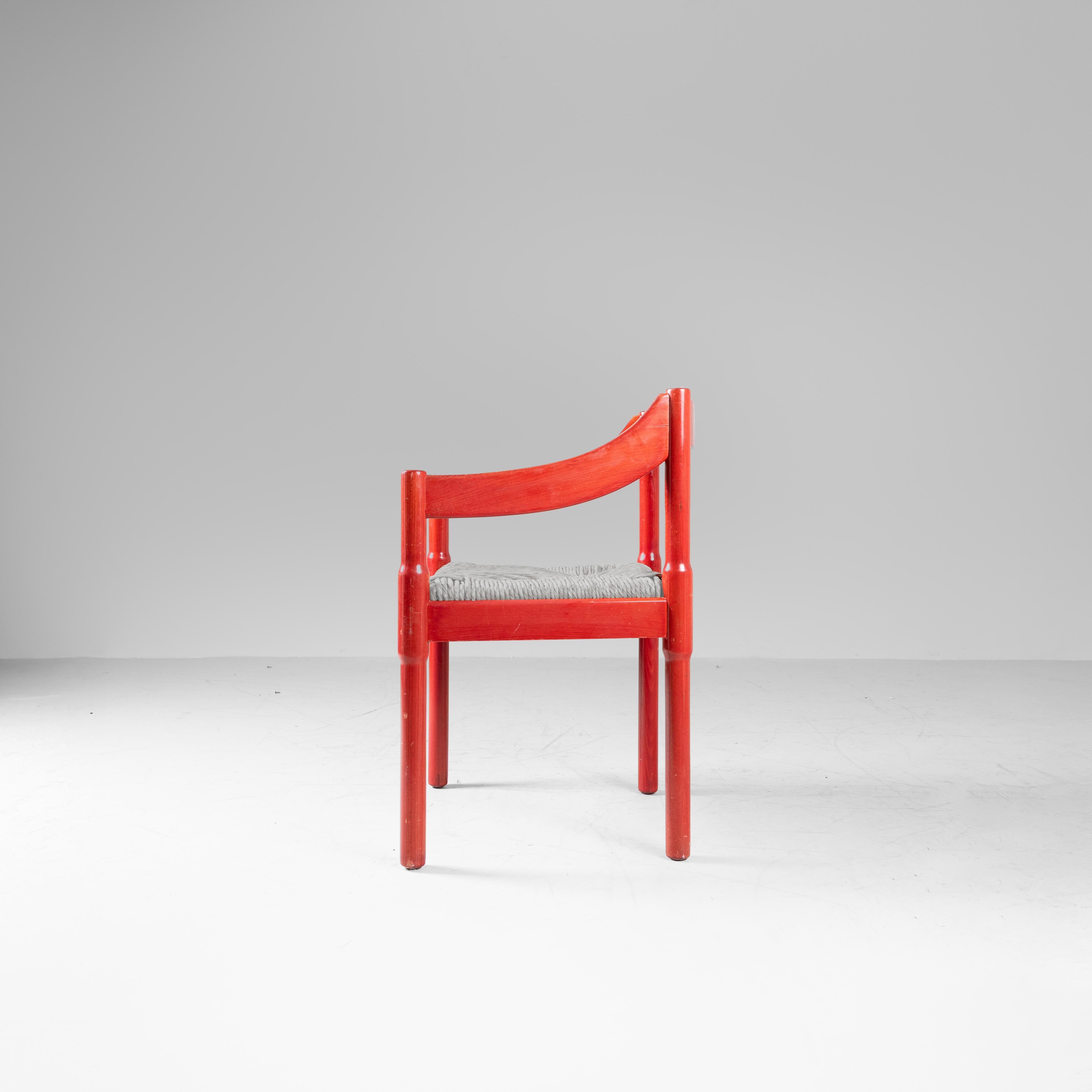 Mid-20th Century Set 8 sedie Carimate, Vico Magistretti, Cassina, 1959 in vendita