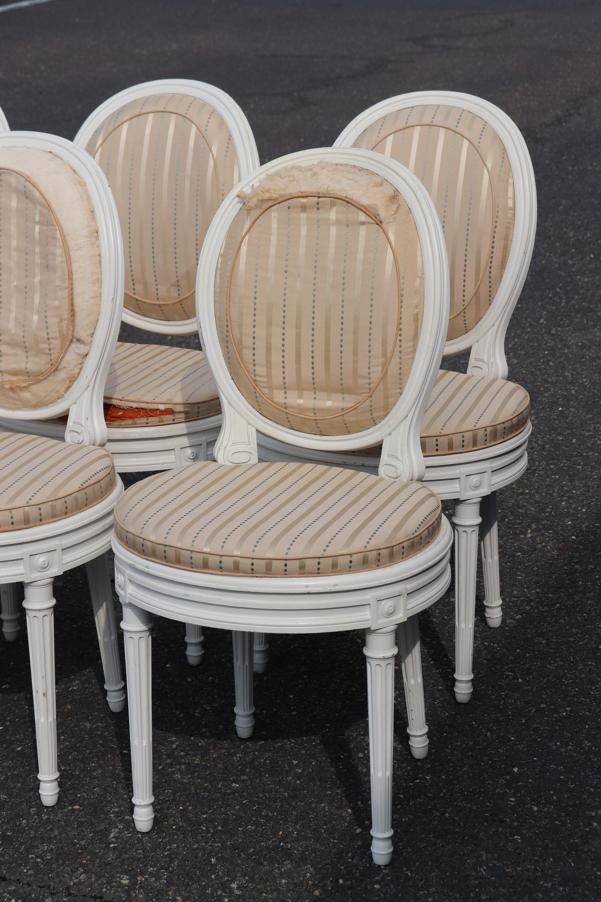 white oval back dining chair
