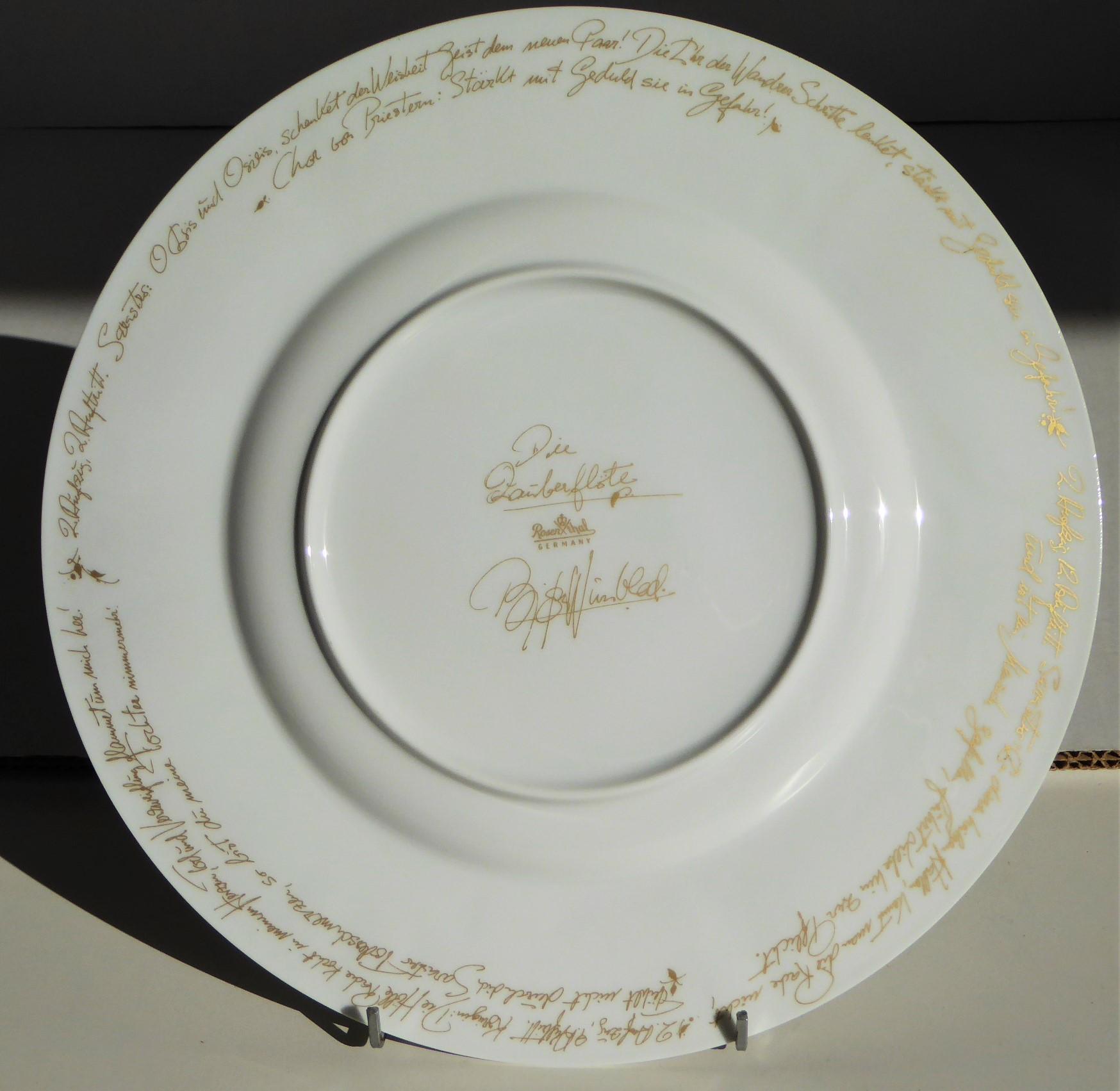 Set 9 Rosenthal Dinner Plates Die Zauberflötte The Magic Flute, Bjørn Wiinblad 5