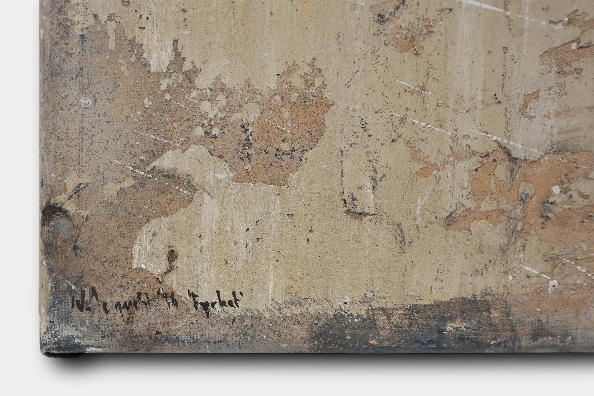 Set abstract paintings titled “Fyrhat” by the Belgian Artist Nico de Guchte For Sale 4