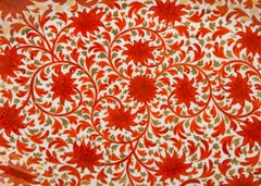 Set Antique Porcelain Dishes in Coalport's Red Chrysanthemum Pattern circa 1810