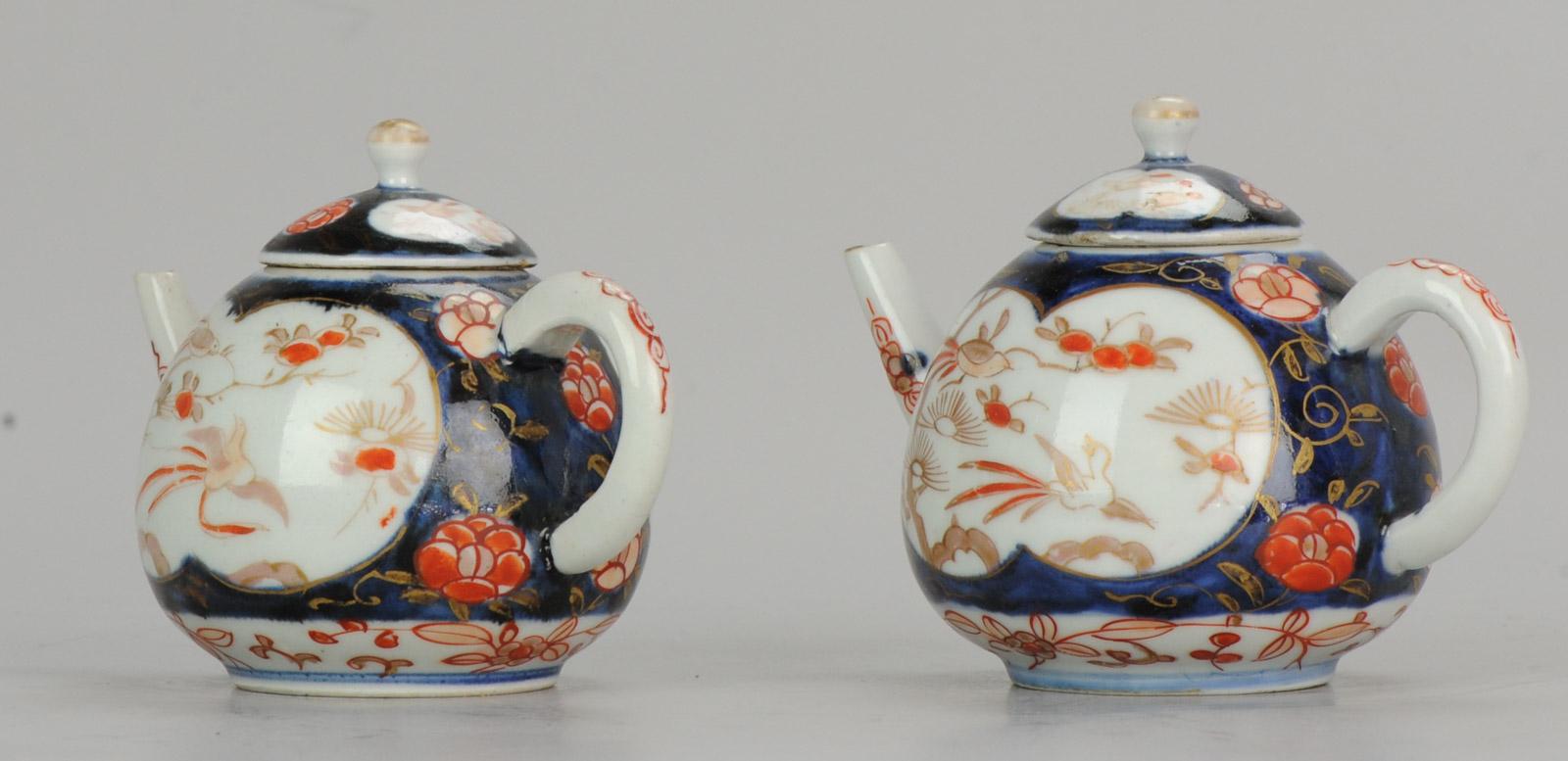 A very nice example of a small early Japanese Arita porcelain teapot. Great decoration. Pictured in 