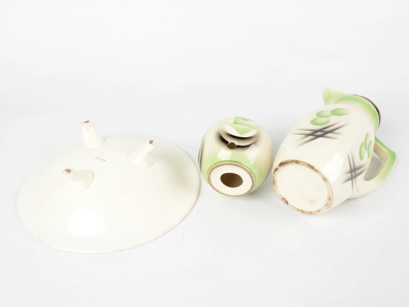 20th Century Set Antique / Vintage German Art Deco Objects 1920-1930 Spritz Decor