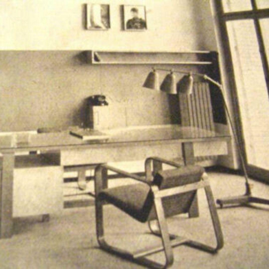 Ensemble de fauteuil et table basse Design Giuseppe Pagano Gino Maggioni pour Bocconi Milan en vente 1