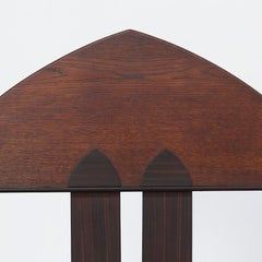 Set Art Deco 1930s Design Oak Armchairs by H.J. Tijsseling