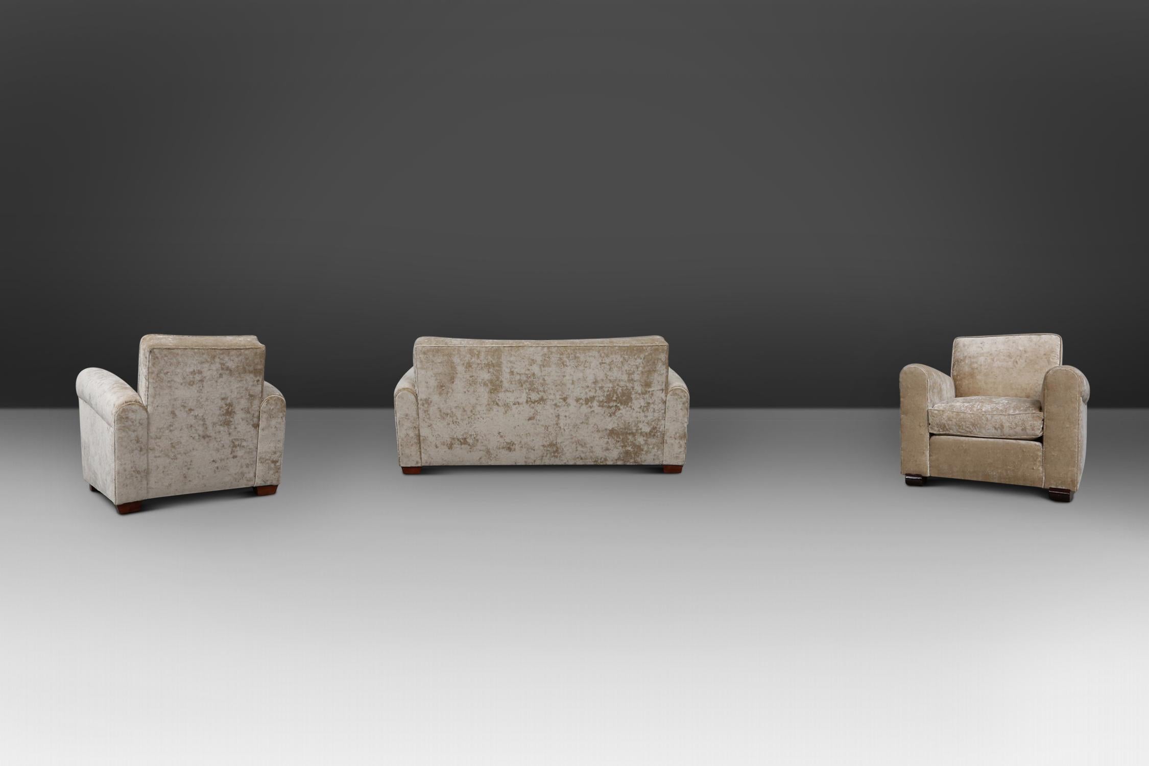 Conjunto Sillones Art Déco de Jules Leleu 1930 en venta 9