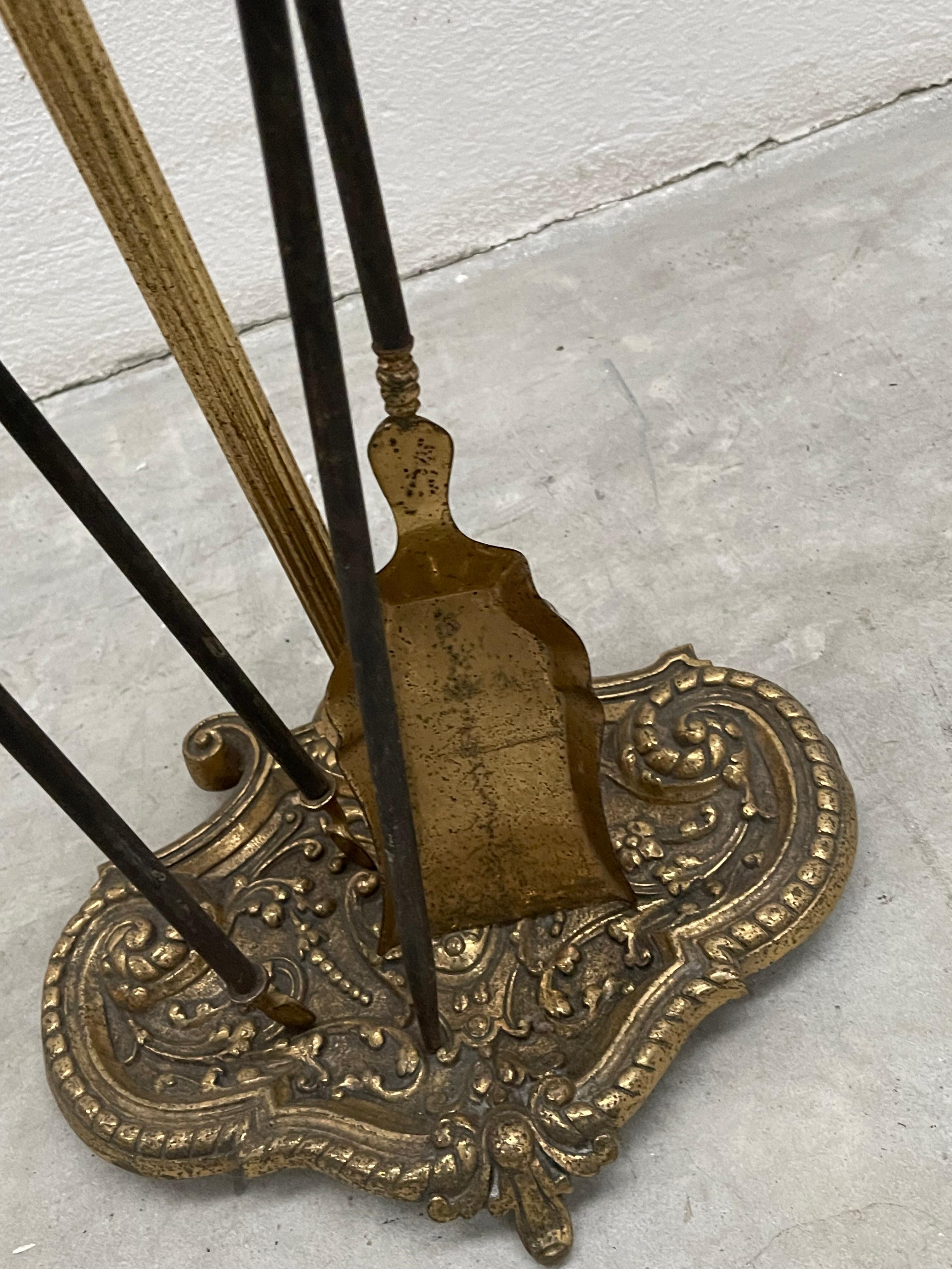 Other Fireplace tool set vintage style royal luxury