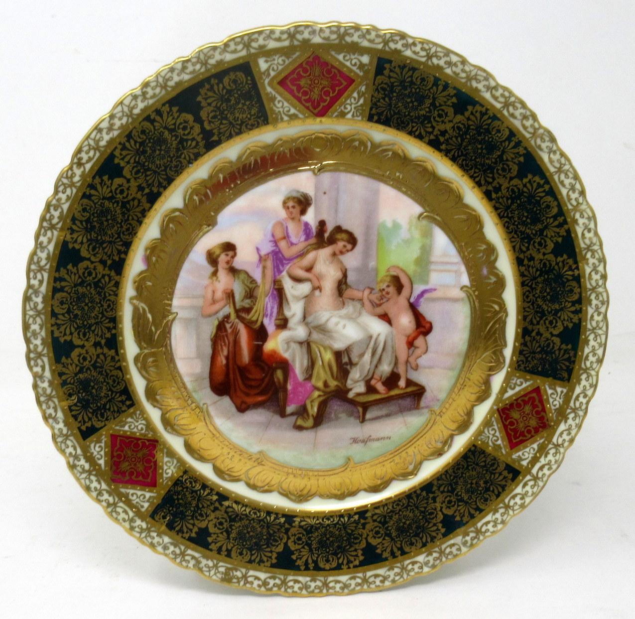 Set Austrian Royal Vienna Mythological Themed Angelica Kauffman Cabinet Plates 1
