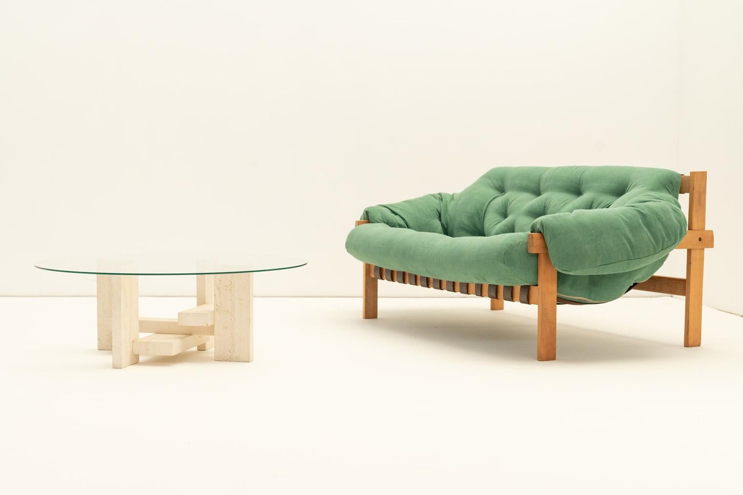 Ensemble canapé et fauteuil Balassa par Ipoly Furniture Company, Hongrie, années 1970 en vente 7