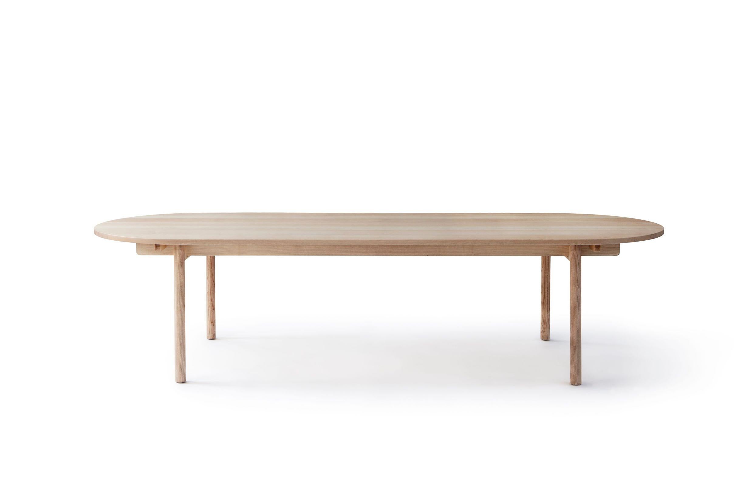 Scandinavian Modern Basic Table Oval for Eight Persons,  Oak, by Jenni Roininen For Sale