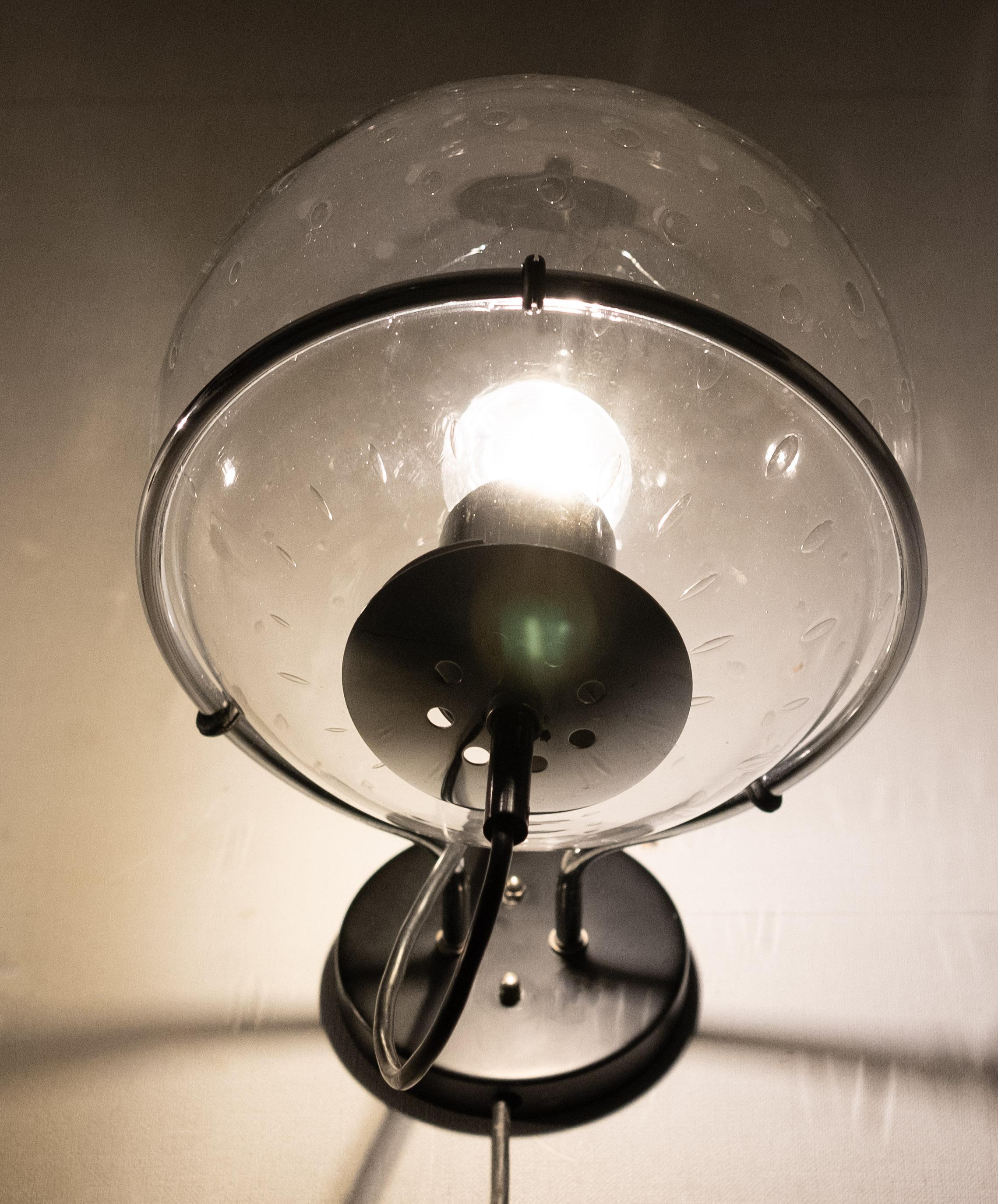set Panier-Globe  lampes murales  Bol en verre en forme de gouttes de pluie de Raak, 1970 en vente 9