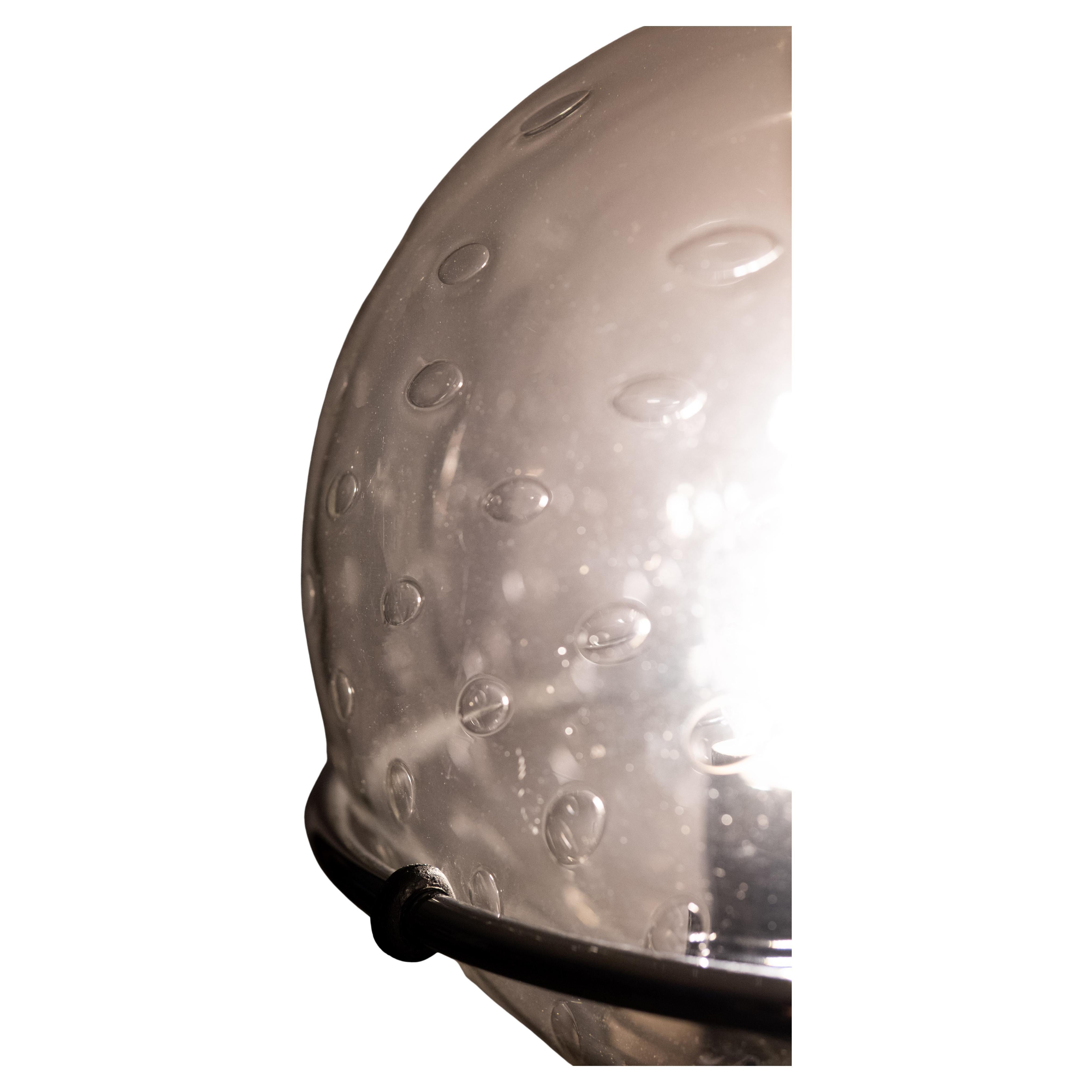 set Panier-Globe  lampes murales  Bol en verre en forme de gouttes de pluie de Raak, 1970 en vente 3