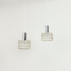 Set bubble glass pendants by Helena Tynell, 1970s