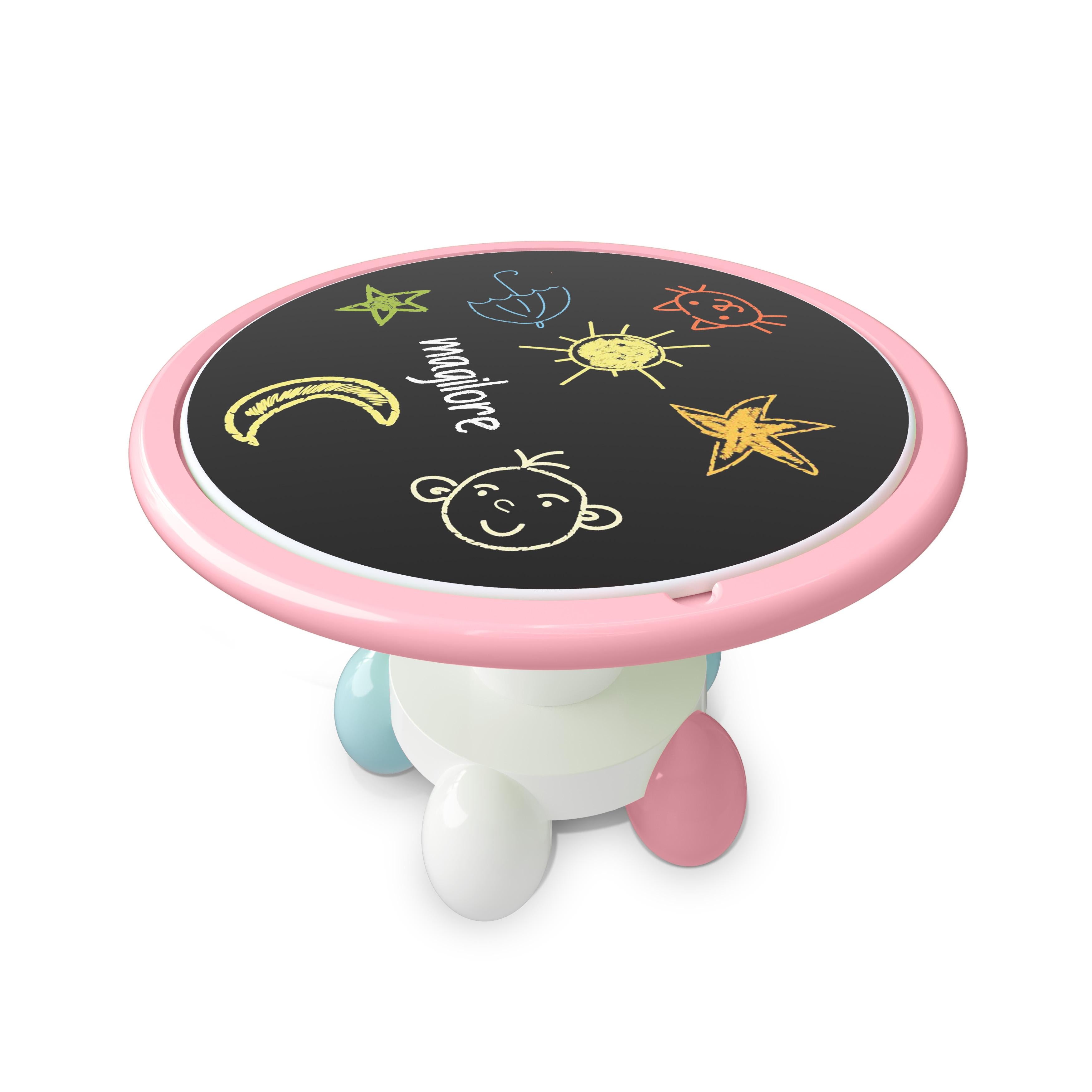 l Santuario creativo per eccellenza: Un set curato da Magilore.

Questo set esclusivo combina la fluidità organica del tavolo da gioco Bubble con l'abbraccio scultoreo delle due sedie Moon, creando un ambiente coeso e di alto design per i bambini.