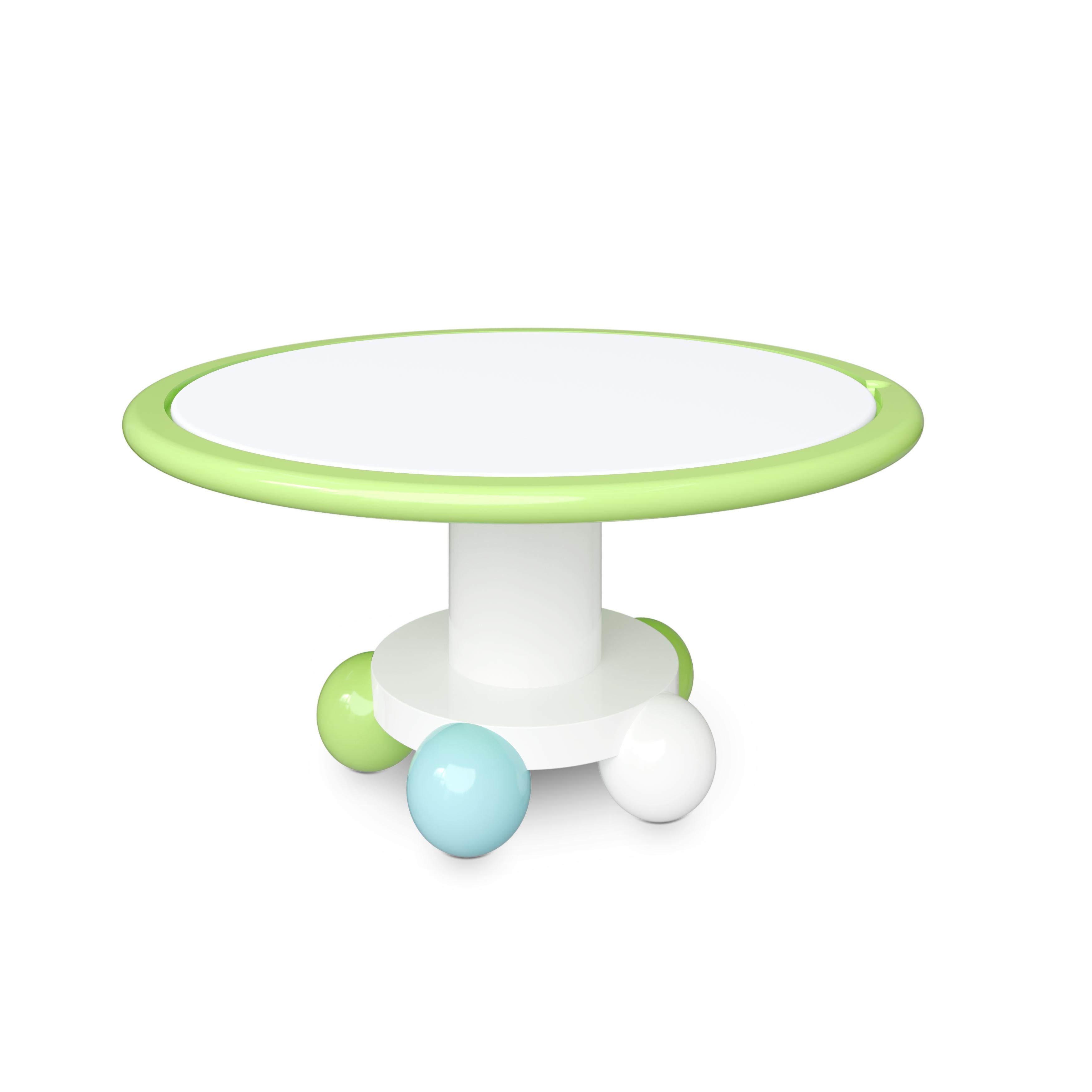 Fatto a mano Set Bubble Play Table & Moon Chair by MAGILORE - Tavolo con lavagna per bambini in vendita