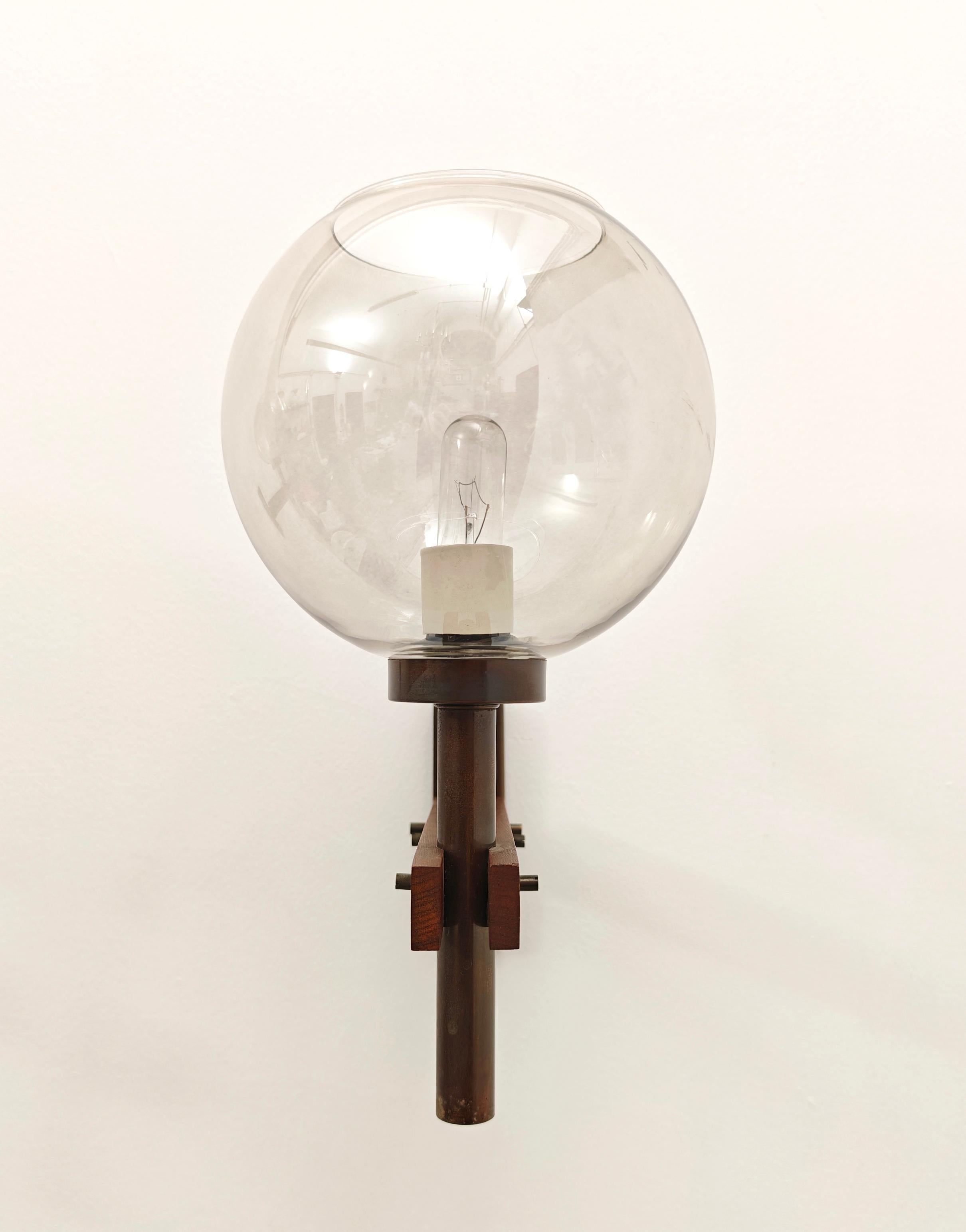 Juego de 2 Lámparas de Pared Atribuibles a Gianfranco Frattini Mediados de Siglo Italia 1960 en venta 3