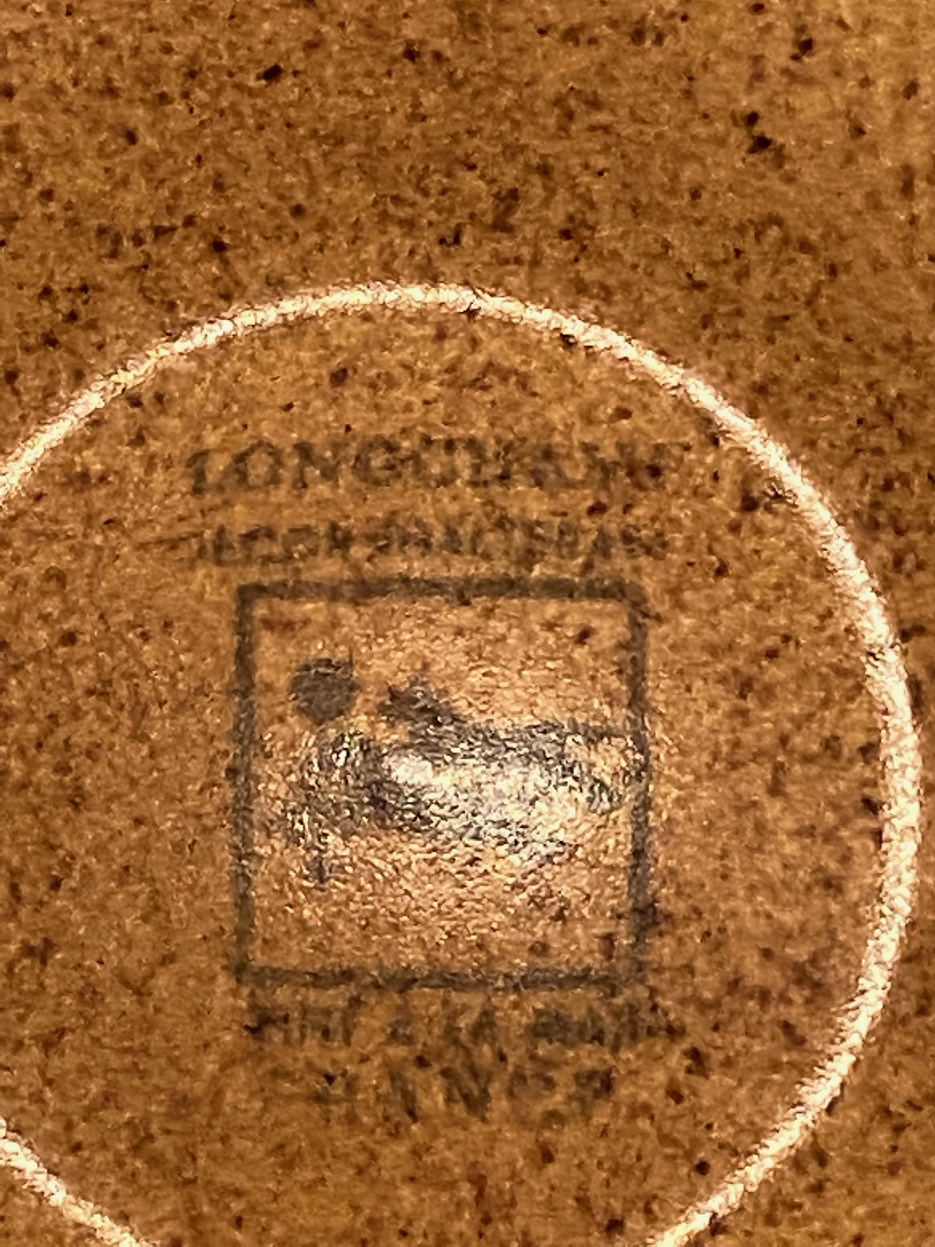 Juego Cerámica Long Champ Seis Platos de Ostra o Gran Vieira y una Bandeja, Francia en venta 3